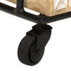 3-Tier Kitchen Trolley 18.1"x11.8"x29.9" Solid Mango Wood